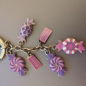 COACH Candy Keychain Purse Charm RARE